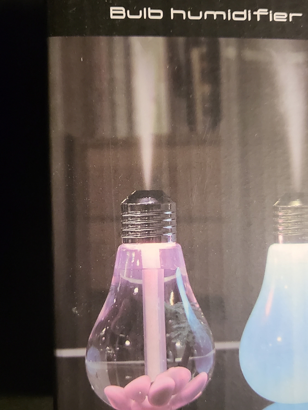 Bulb Humidifier - Pink Decorative LED Aroma Diffuser